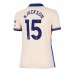 Maillot de foot Chelsea Nicolas Jackson #15 Extérieur vêtements Femmes 2024-25 Manches Courtes